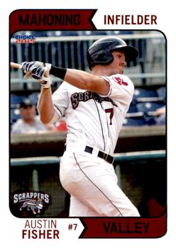 2015 Choice Mahoning Valley Scrappers #06 Austin Fisher Front
