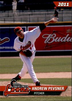 2011 Choice Great Lakes Loons #30 Andrew Pevsner Front
