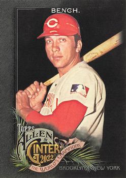 2022 Topps Allen & Ginter X #38 Johnny Bench Front