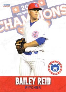 2022 Choice South Bend Cubs Midwest League Champions #15 Bailey Reid Front