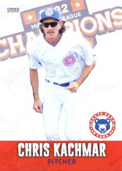 2022 Choice South Bend Cubs Midwest League Champions #16 Chris Kachmar Front