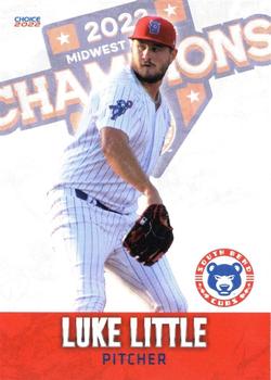 2022 Choice South Bend Cubs Midwest League Champions #19 Luke Little Front