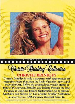 1996 Pinnacle - Christie Brinkley Collection Promo #NNO Christie Brinkley Back