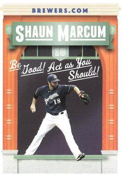 2012 Milwaukee Brewers Police - AAA Insurance in Glendale #NNO Shaun Marcum Front