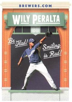2012 Milwaukee Brewers Police - AAA Insurance in Glendale #NNO Wily Peralta Front