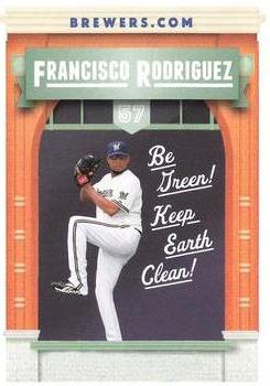 2012 Milwaukee Brewers Police - AAA Insurance in Glendale #NNO Francisco Rodriguez Front