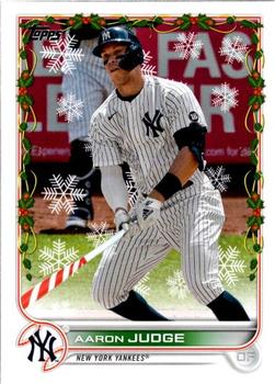 2022 Topps Holiday #HW1 Aaron Judge Front