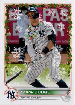 2022 Topps Holiday #HW1 Aaron Judge Front