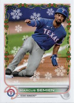 2022 Topps Holiday #HW22 Marcus Semien Front
