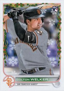 2022 Topps Holiday #HW26 Colton Welker Front