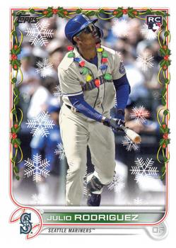2022 Topps Holiday #HW44 Julio Rodriguez Front