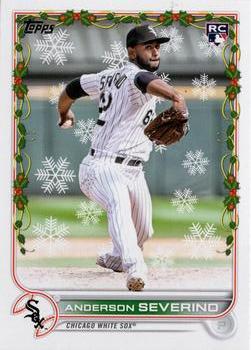 2022 Topps Holiday #HW49 Anderson Severino Front