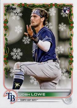 2022 Topps Holiday #HW56 Josh Lowe Front