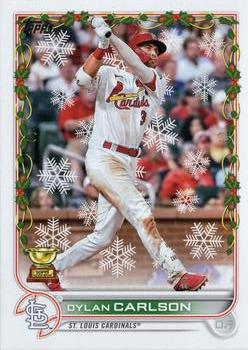 2022 Topps Holiday #HW57 Dylan Carlson Front