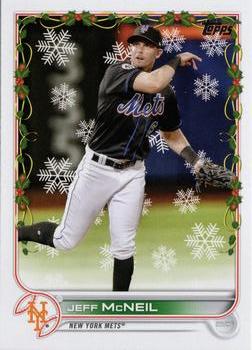 2022 Topps Holiday #HW59 Jeff McNeil Front