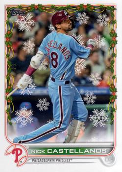 2022 Topps Holiday #HW63 Nick Castellanos Front