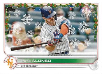 2022 Topps Holiday #HW65 Pete Alonso Front