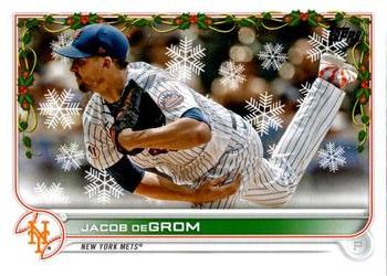 2022 Topps Holiday #HW131 Jacob deGrom Front