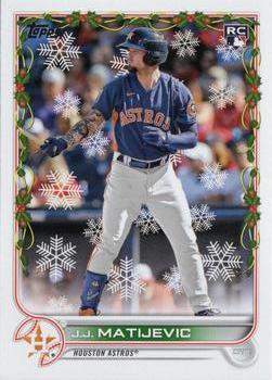 2022 Topps Holiday #HW136 J.J. Matijevic Front