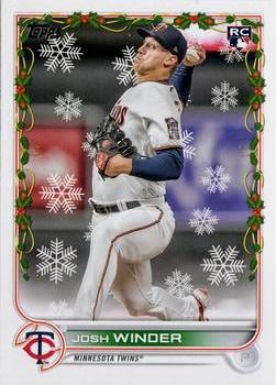 2022 Topps Holiday #HW140 Josh Winder Front