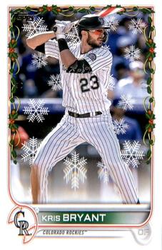 2022 Topps Holiday #HW169 Kris Bryant Front