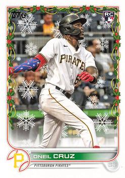 2022 Topps Holiday #HW173 Oneil Cruz Front