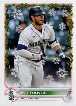 2022 Topps Holiday #HW191 Ty France Front