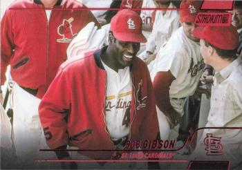 2022 Stadium Club - Red Foil #22 Bob Gibson Front