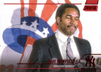 2022 Stadium Club - Red Foil #116 Dave Winfield Front