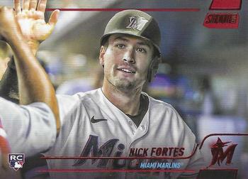 2022 Stadium Club - Red Foil #187 Nick Fortes Front