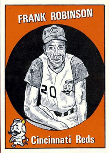 1983 O'Connell and Son Baseball Greats #14 Frank Robinson  Front
