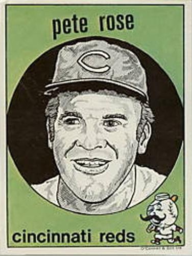 1983 O'Connell and Son Baseball Greats #15 Pete Rose  Front