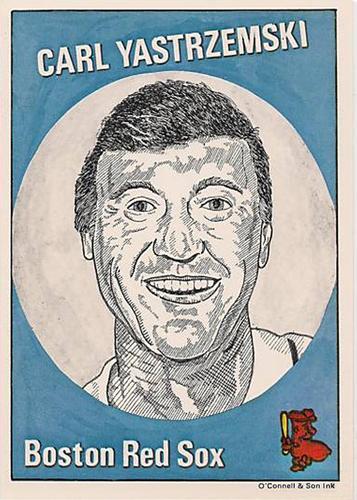 1983 O'Connell and Son Baseball Greats #19 Carl Yastrzemski  Front