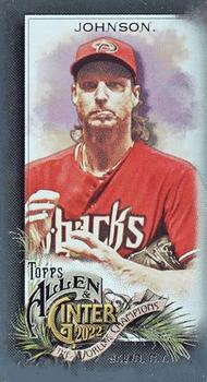 2022 Topps Allen & Ginter - Mini Rip Exclusives Metal #367 Randy Johnson Front