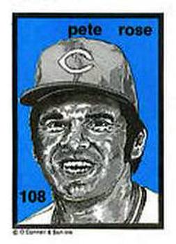 1984-89 O'Connell and Son Ink #108 Pete Rose Front