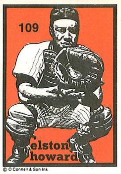 1984-89 O'Connell and Son Ink #109 Elston Howard Front