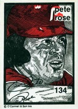 1984-89 O'Connell and Son Ink #134 Pete Rose Front
