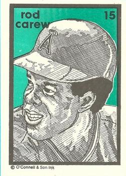 1984-89 O'Connell and Son Ink #15 Rod Carew Front