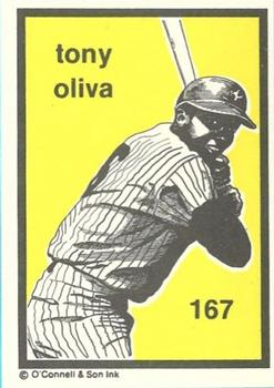 1984-89 O'Connell and Son Ink #167 Tony Oliva Front