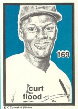 1984-89 O'Connell and Son Ink #169 Curt Flood Front