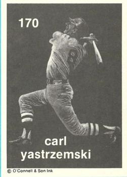 1984-89 O'Connell and Son Ink #170 Carl Yastrzemski Front