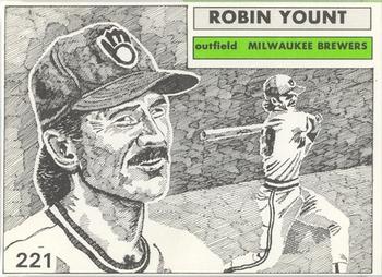 1984-89 O'Connell and Son Ink #221 Robin Yount Front