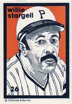 1984-89 O'Connell and Son Ink #26 Willie Stargell Front