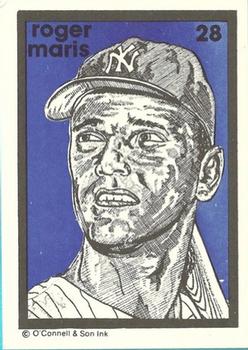 1984-89 O'Connell and Son Ink #28 Roger Maris Front