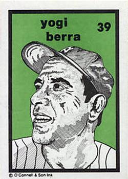 1984-89 O'Connell and Son Ink #39 Yogi Berra Front