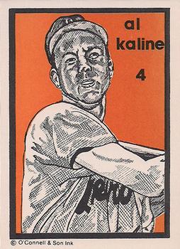 1984-89 O'Connell and Son Ink #4 Al Kaline Front