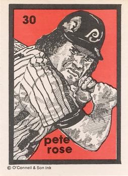 1984-89 O'Connell and Son Ink #30 Pete Rose Front
