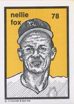 1984-89 O'Connell and Son Ink #78 Nellie Fox Front