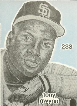 1984-89 O'Connell and Son Ink #233 Tony Gwynn Front