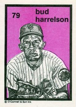 1984-89 O'Connell and Son Ink #79 Bud Harrelson Front